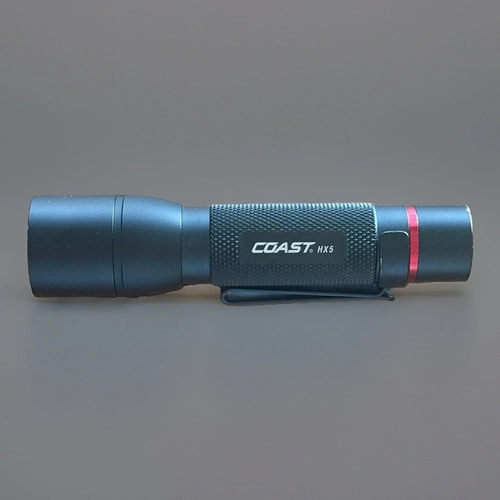 COAST 20769 Mini Pocket LED Flashlight HX5 Pure Beam Focusing 360 Lumens